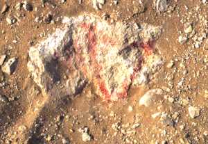 Markierung Chephren-Mastaba